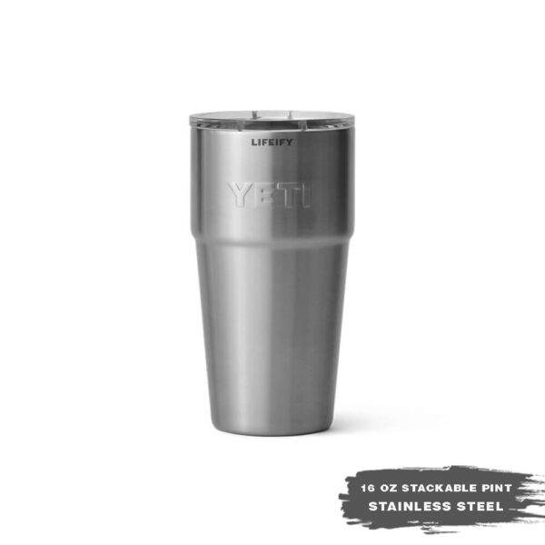 [Chính Hãng] Ly Giữ Nhiệt YETI Rambler 16oz Stackable Pint (480ml)