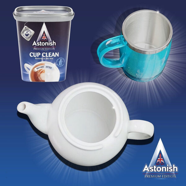 Bột Tẩy Đa Năng ASTONISH Clean Cup - Vệ Sinh Bình Ly, Nữ Trang, Máy Giặt...