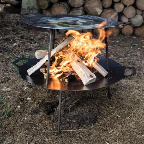 Chảo thép 3 chân Petromax Griddle and Fire Bowl FS48 - 48cm