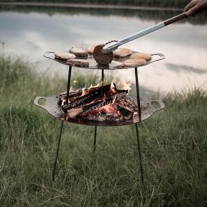 Chảo thép 3 chân Petromax Griddle and Fire Bowl FS48 - 48cm