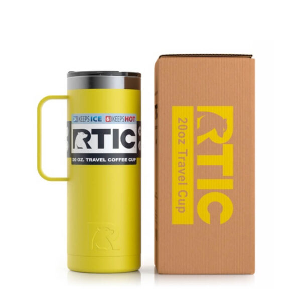 [Chính Hãng] Ly Giữ Nhiệt Rtic Travel Coffee 600ml (20oz) Mug - Vàng