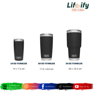 [Chính Hãng] Ly Giữ Nhiệt YETI Rambler 10oz Tumbler (300ml)