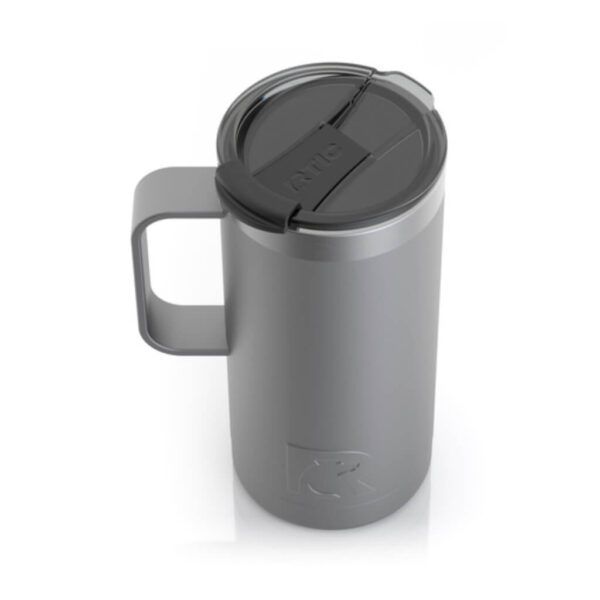 Ly Giữ Nhiệt RTIC Travel Coffee Mug 470ml (16oz) Chính Hãng USA - Graphite