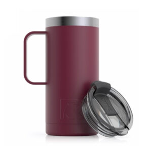 Ly Giữ Nhiệt RTIC Travel Coffee Mug 470ml (16oz) Chính Hãng USA - Maroon