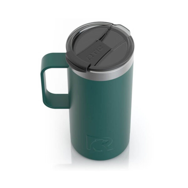 Ly Giữ Nhiệt RTIC Travel Coffee Mug 470ml (16oz) Chính Hãng USA - Forest Green