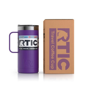 Ly Giữ Nhiệt RTIC Travel Coffee Mug 470ml (16oz) Chính Hãng USA - Majestic Purple