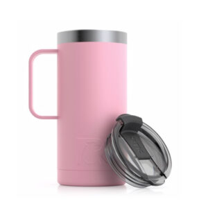 Ly Giữ Nhiệt RTIC Travel Coffee Mug 470ml (16oz) Chính Hãng USA - Flamingo