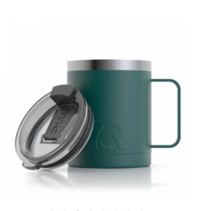 Ly Giữ Nhiệt RTIC Travel Coffee Mug 355ml (12oz) Chính Hãng USA - Forest Green