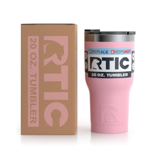 Ly Giữ Nhiệt RTIC Tumbler 590ml (20oz) Chính Hãng USA - Flamingo