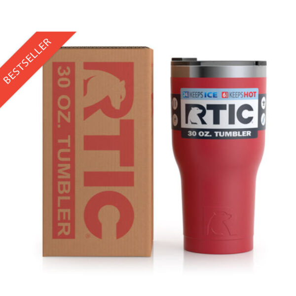 Ly Giữ Nhiệt RTIC Tumbler 890ml (30oz) Chính Hãng USA - Brick Red