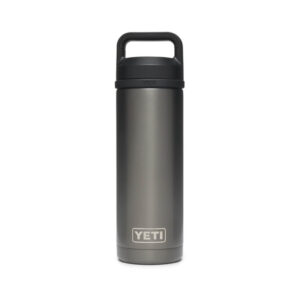 Bình Giữ Nhiệt Cao Cấp YETI Rambler 18oz (540ml) Bottle Chug Cap - Graphite (Phiên Bản Đặc Biệt)