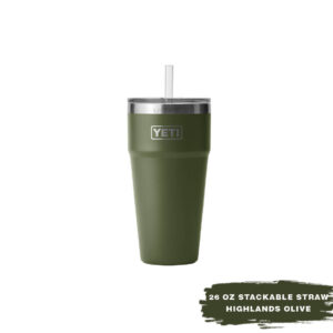 [Chính Hãng] Ly Giữ Nhiệt YETI Rambler 26oz Stackable Cup (780ml) - Kèm Nắp Ống Hút