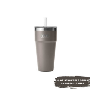 [Chính Hãng] Ly Giữ Nhiệt YETI Rambler 26oz Stackable Cup (780ml) - Kèm Nắp Ống Hút