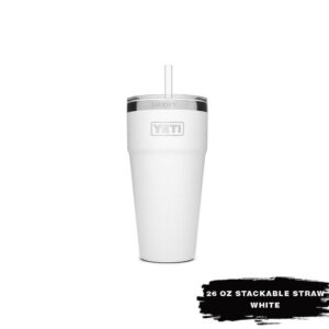 [Chính Hãng] Ly Giữ Nhiệt YETI Rambler 26oz Stackable Cup (780ml) - Kèm Nắp Ống Hút