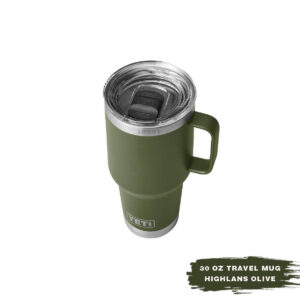 [Chính Hãng] Ly Giữ Nhiệt Chống Tràn YETI Rambler 30 oz Travel Mug Stronghold Lid (900ml)