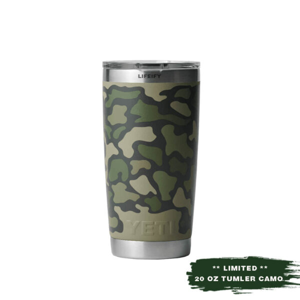 *LIMITED* Ly Giữ Nhiệt YETI Rambler 20 oz Tumbler MagSlider (600ml) - CAMO